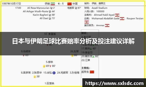 日本与伊朗足球比赛赔率分析及投注建议详解